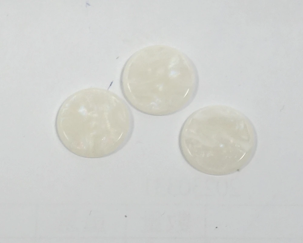 Finger button inlay white (Package of 3) view