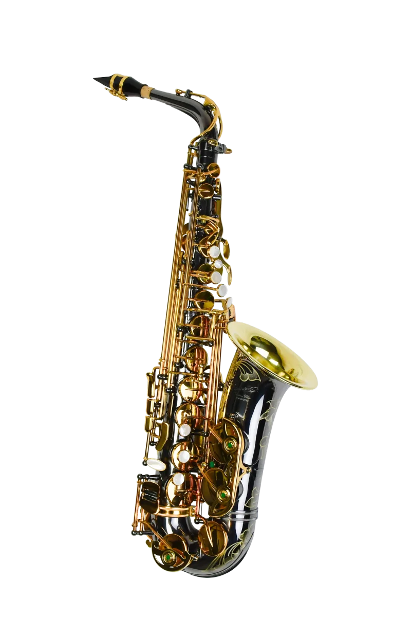 BX: Black Nickel Plated with Gold Lacquer Keys
